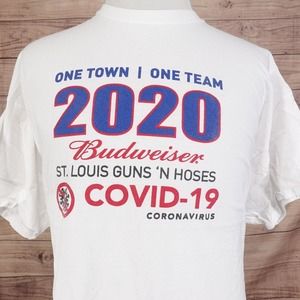 ST LOUIS GUNS 'N HOSES 2020 BUDWEISER BOXING T-SHIRT SIZE 3XL